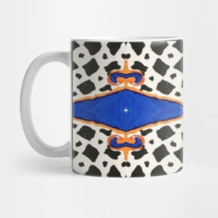 zebra Iznik pattern Mug